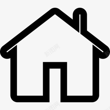 网络房屋建筑家庭图标图标