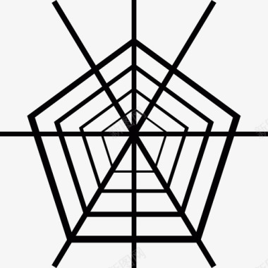 五角大楼蜘蛛网动物2013年万圣节图标图标