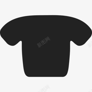 黑色T恤时尚通用06图标图标