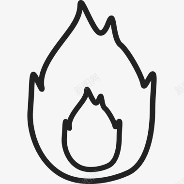 火焰自然能量图标图标