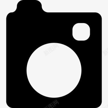 方形照相摄像机接口通用03图标图标