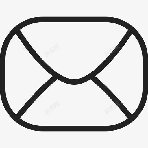 圆形邮件信封接口通用12图标svg_新图网 https://ixintu.com 圆形邮件信封 接口 通用12