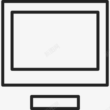 计算机显示器技术通用01图标图标