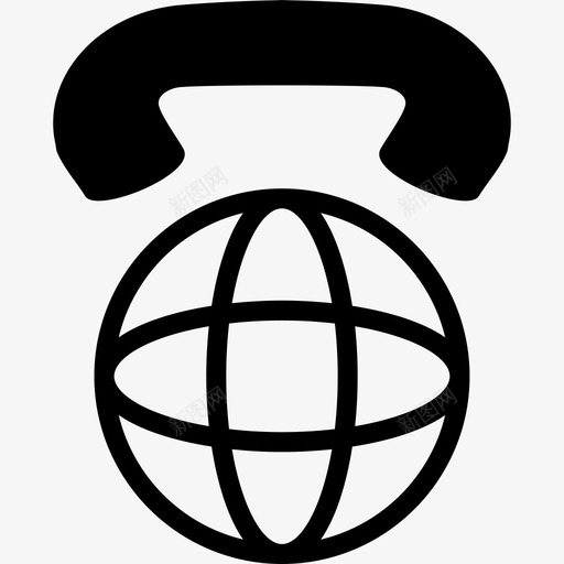 国际电话工具和工具电话图标svg_新图网 https://ixintu.com 国际电话 工具和工具 电话图标