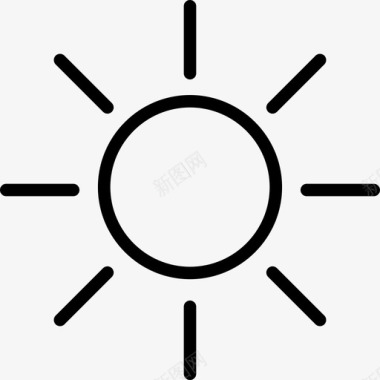 太阳光ios7超轻图标图标