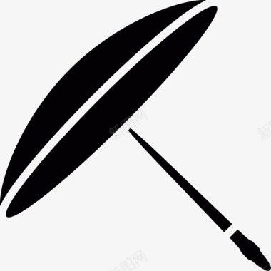 日本纸伞工具和器具日本图标图标