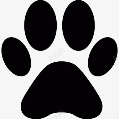 狗爪动物野生动物图标图标