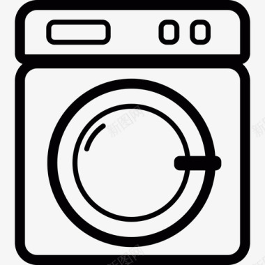 洗衣机工具和用具假日图标图标