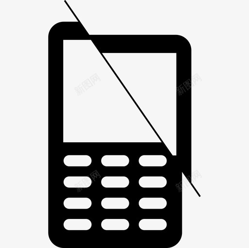 坏了的电话工具和器具电话图标svg_新图网 https://ixintu.com 坏了的电话 工具和器具 电话图标
