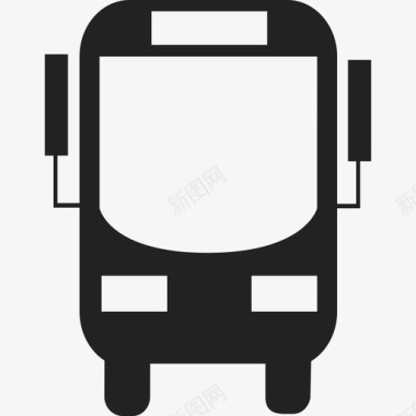 正面大型巴士运输ios7已满2台图标图标