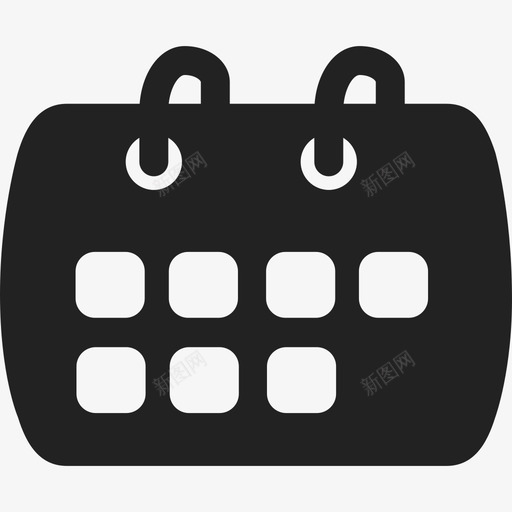 日历周页面工具和器具universal06图标svg_新图网 https://ixintu.com universal06 工具和器具 日历周页面