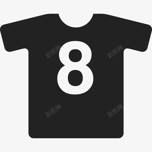 8号衬衫时尚足球图标svg_新图网 https://ixintu.com 8号衬衫 时尚 足球