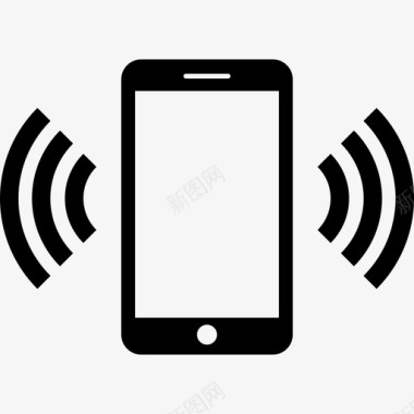 智能手机铃声工具和器具电话图标图标
