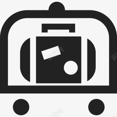 酒店手推车内有行李交通工具酒店图标图标