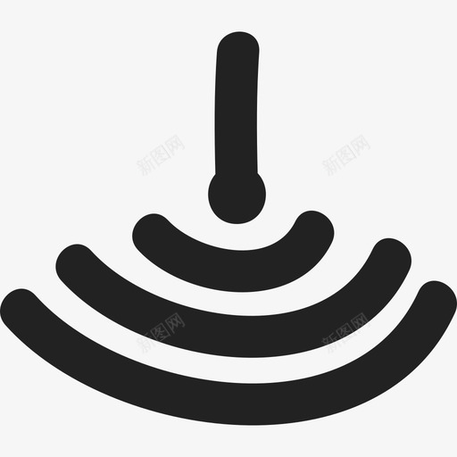 倒置Wifi符号接口通用08图标svg_新图网 https://ixintu.com 倒置Wifi符号 接口 通用08