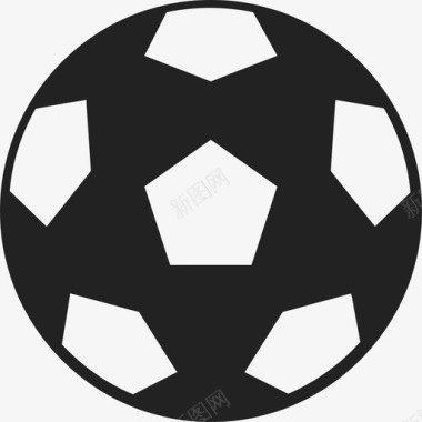 足球圆形运动型七分之一满2分图标图标