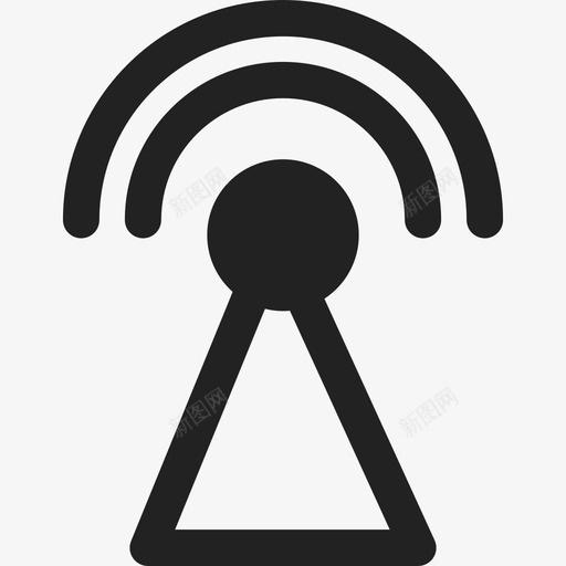 Wifi信号通用04图标svg_新图网 https://ixintu.com Wifi信号 通用04