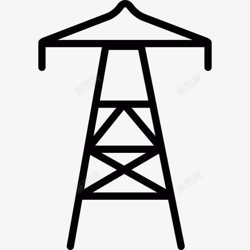 能源塔技术能源图标svg_新图网 https://ixintu.com 技术 能源 能源塔