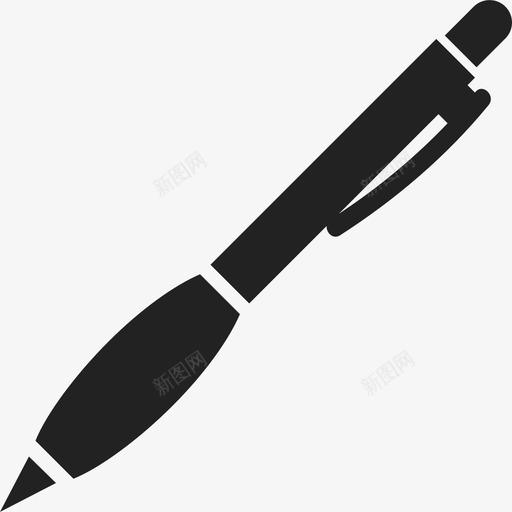 写圆珠笔教育学校用笔图标svg_新图网 https://ixintu.com 写圆珠笔 学校用笔 教育