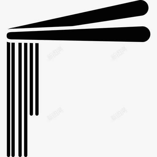 筷子面条工具和器皿日本图标svg_新图网 https://ixintu.com 工具和器皿 日本 筷子面条