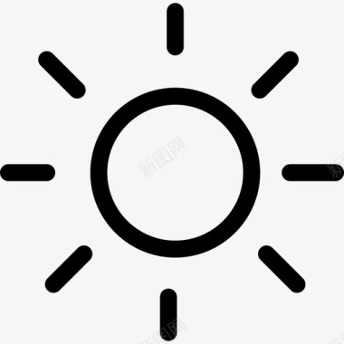 阳光灿烂天气晴朗灯塔图标图标
