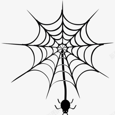 蜘蛛网悬挂动物2013年万圣节图标图标