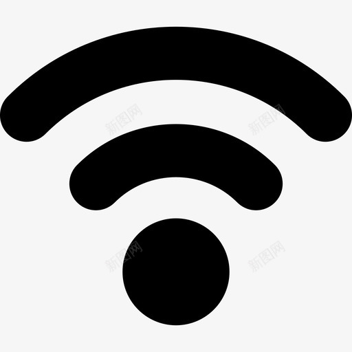 WiFi区接口通用07图标svg_新图网 https://ixintu.com Wi-Fi区 接口 通用07