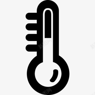 温度计测量天气天气图标图标