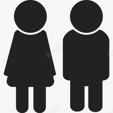男人和女人的化身人图标图标