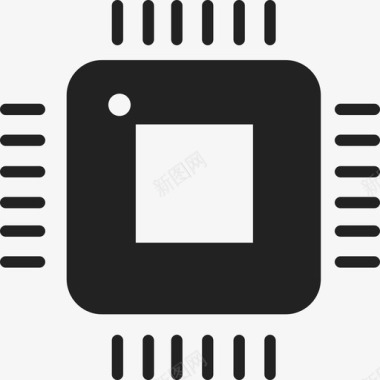 计算机微处理器计算机ios7集填充2图标图标