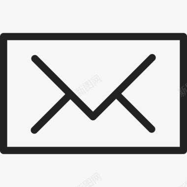 小型邮件信封接口ios7超轻2图标图标
