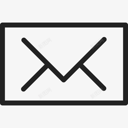 小型邮件信封接口ios7超轻2图标svg_新图网 https://ixintu.com ios7超轻2 小型邮件信封 接口