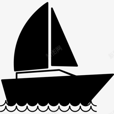 帆船航行运输ios7已满2套图标图标