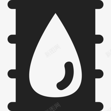 油滴油桶物流图标图标