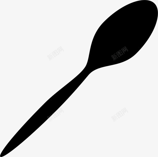 大勺子工具和器具ios7装2图标svg_新图网 https://ixintu.com ios7装2 大勺子 工具和器具 长柄勺子