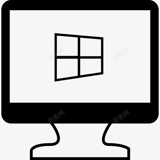Windows屏幕计算机ios7设置填充2图标svg_新图网 https://ixintu.com Windows屏幕 ios7设置填充2 计算机