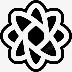 8片花瓣玫瑰盛开有8片花瓣自然ios7lite填充图标高清图片