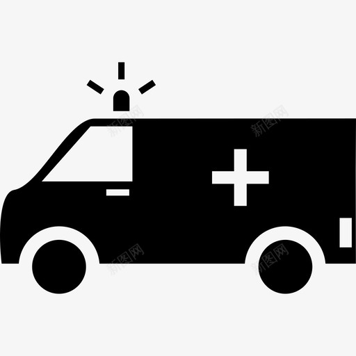 救护车警报运输ios7已满2套图标svg_新图网 https://ixintu.com ios7已满2套 救护车警报 运输