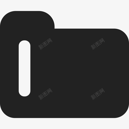 黑色文件夹符号工具和器具通用14图标svg_新图网 https://ixintu.com 工具和器具 通用14 黑色文件夹符号