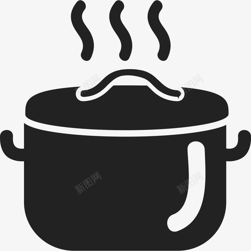 在热砂锅里烹饪食物食物食物图标svg_新图网 https://ixintu.com 在热砂锅里烹饪食物 食物 食物图标