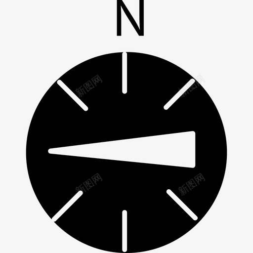 指南针指向西方工具和器具ios7集合填充2图标svg_新图网 https://ixintu.com ios7集合填充2 工具和器具 指南针指向西方