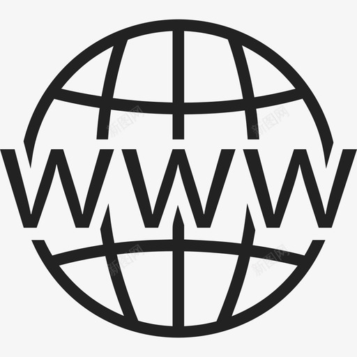 网格上的万维网Webios7集填充2图标svg_新图网 https://ixintu.com Web ios7集填充2 网格上的万维网