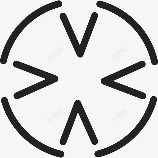 十字轮廓形状变体形状通用13图标svg_新图网 https://ixintu.com 十字轮廓形状变体 形状 通用13