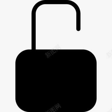 解锁安全ios7黑色2图标图标