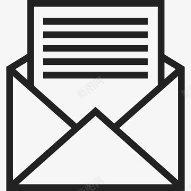开放式邮件商务ios7超轻2图标图标