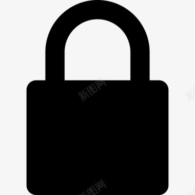 安全锁安全ios7高级填充图标图标