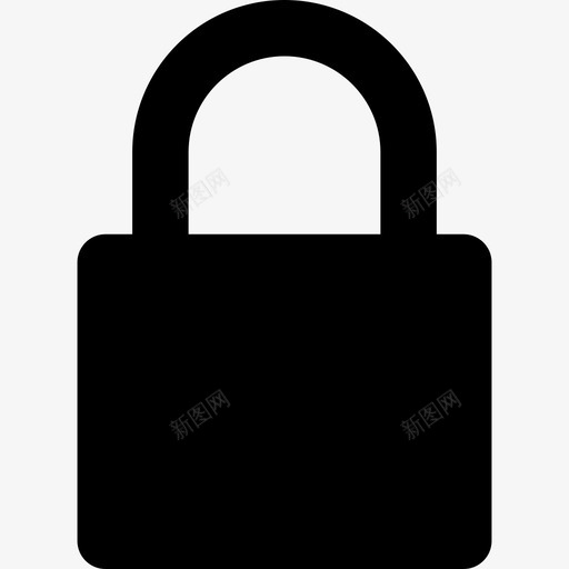 安全锁安全ios7高级填充图标svg_新图网 https://ixintu.com ios7高级填充 安全 安全锁