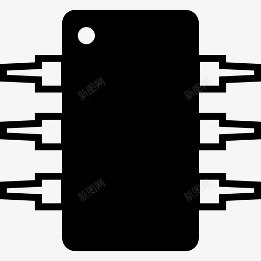 集成电路电子ios7集填充2图标svg_新图网 https://ixintu.com ios7集填充2 电子 集成电路