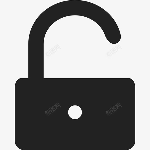 挂锁解锁安全通用14图标svg_新图网 https://ixintu.com 安全 挂锁解锁 通用14