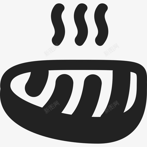 有烟的热面包食物食物图标svg_新图网 https://ixintu.com 有烟的热面包 食物 食物图标